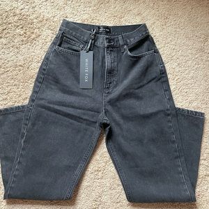 Whitefox Boutique Drive Me Crazy Cropped Jeans Vintage Black